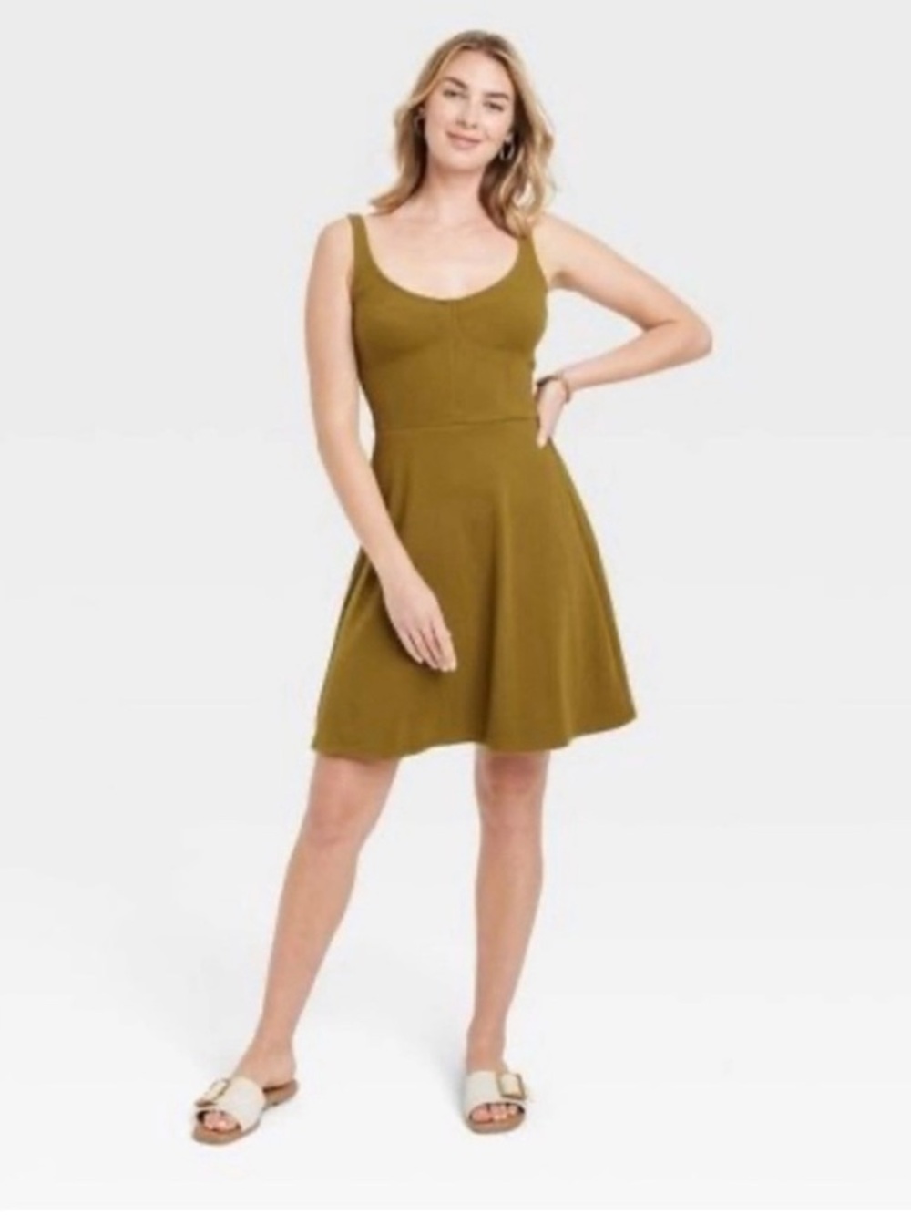 Universal Thread Olive green mini dress
